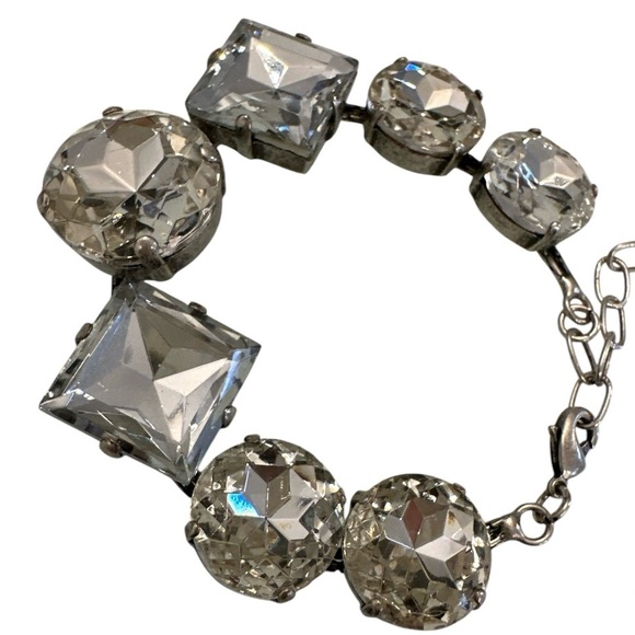 Furla | Vintage | Stunning Crystal Stone & Silver Bracelet - Picture 4 of 16